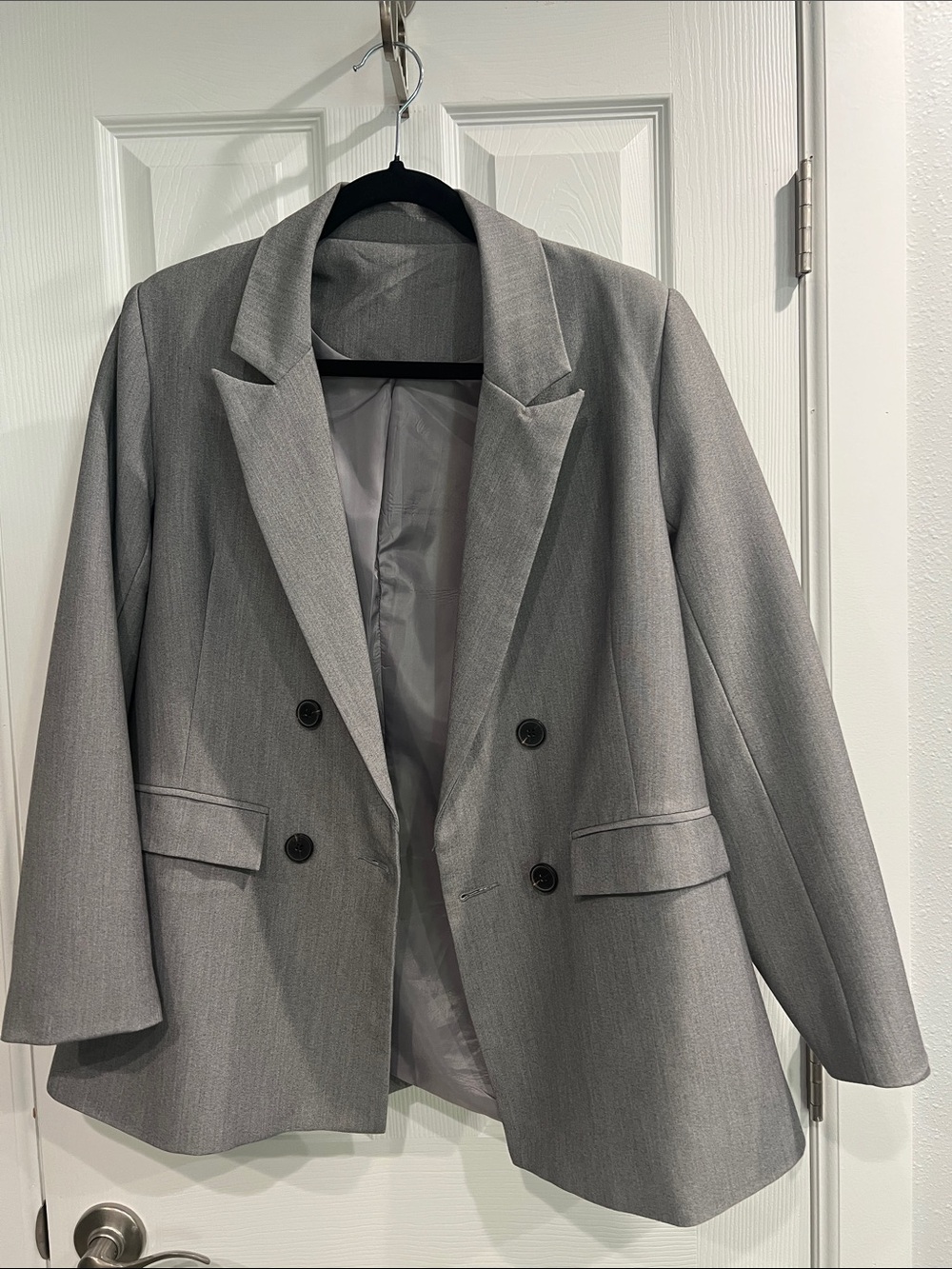 Gray Lined Blazer